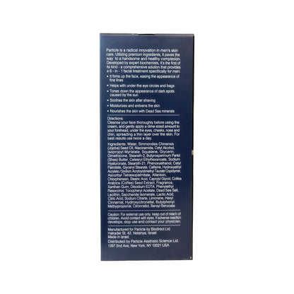 Particle 6-in-1 Face Cream for Men, Men’s Daily Hydrating Moisturizer with Vitamin C, Jojoba Oil, Vitamin E & Hyaluronic Acid, Skin Care Routine, Healthy Skin Support, Pack of 1